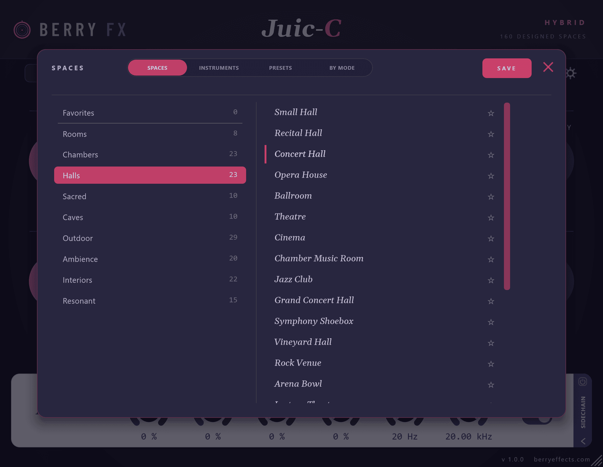 Juic-C — 160 spaces